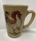 Emerson Creek Pottery Bedford, VA Vintage Rooster Coffee Mug 2008 Hand Painted