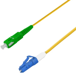 Fiberdyne F9C21A2GCBL010M 10 Meter SC/APC-LC/UPC Fiber Jumper - Picture 1 of 1