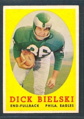 1958 Topps Football #111 DICK BIELSKI Philadelphia Eagles ~ EX to EX+ - Image 1 of 2