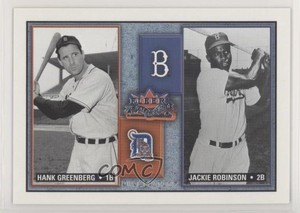 2002 Fleer Fall Classic Rival Factions Retail Jackie Robinson Hank Greenberg HOF