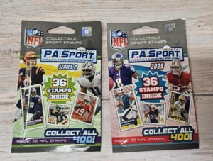 1x 2025 e 1x Serie 2 P.A. Francobolli Sport NFL confezioni da 36 pezzi!!!NUOVO!!! 72 in totale - Foto 1 di 2