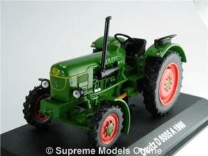 DEUTZ D 8005 A MODEL TRACTOR VEHICLE 1:43 SIZE GREEN 1966 IXO HACHETTE T34Z - Picture 1 of 4