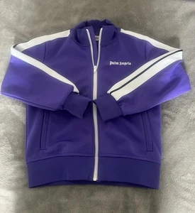 Palm Angels Classic Track Jacket Purp/White 100% Authentic Kids Jacket 8 Pants 6 - Picture 1 of 6