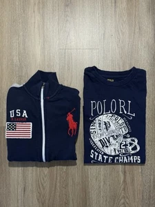 Polo Ralph Lauren YOUTH Size M (10-12) Lot Of 2 - Picture 1 of 14