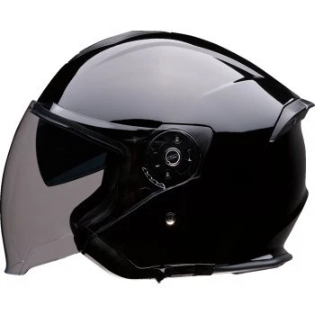 Z1R Road Maxx 2.0 Open Face 3/4 Helmet - Gloss Black - Adult Size 3XL - Image 1 of 4