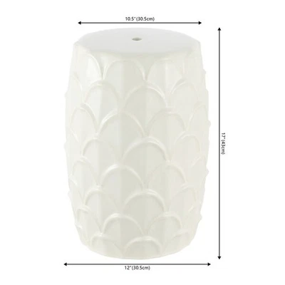 Safavieh SEINA 17" GARDEN STOOL, Reduced Price 2172766697 ACS4594A - Image 1 of 4