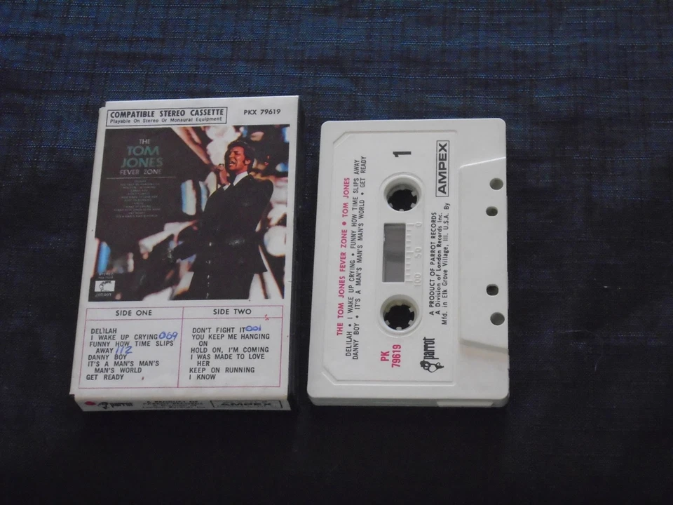 Tom Jones - Fever Zone Ampex snapcase ALL TAPES ONE-PRICE FOR SHIPPING - Image 1 of 1