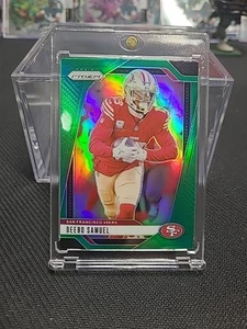 2024 Panini Prizm - Deebo Samuel #252 Green Prizm - Bild 1 von 4