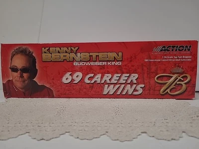 Action 2003 KENNY BERNSTEIN BUDWEISER 69 WINS TOP FUEL DRAGSTER 1/24 Limited Ed - Image 1 of 4