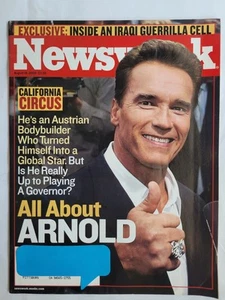 Newsweek Magazine August 18, 2003 - Arnold Schwarzenegger - Picture 1 of 2