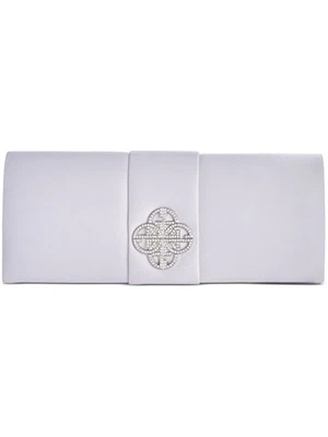 Bolso sin asas Giani Bernini para mujer con correa de cadena adornada plateada Foto 1 de 4