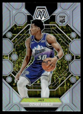 2022-23 Panini Mosaic Silver Ochai Agbaji RC Utah Jazz #208 - Image 1 of 2