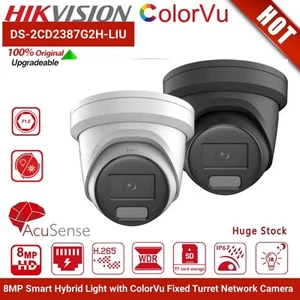 Hikvision DS-2CD2387G2H-LIU 8MP 4K PoE AcuSense ColorVu Netzwerk IP Kamera Home - Bild 1 von 24