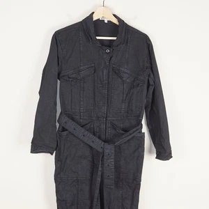 Mono para mujer Alex Mill Expedition recortado Tencel mezcla de algodón sarga negra S - Imagen 1 de 16