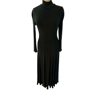 Double D Ranch Maxikleid Mock Rollkragen Western Wear Gr. S Hunter Green - Bild 1 von 5