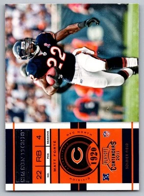 2011 Playoff Contenders Matt Forte Chicago Bears #66 - Image 1 of 2