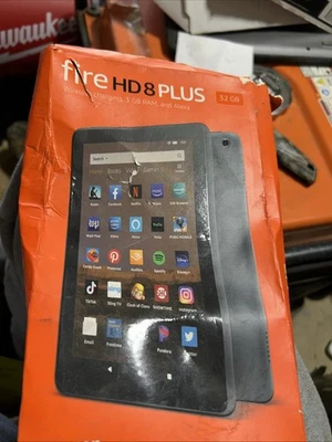Amazon Fire HD 8 Plus Tablet (2020 Release), 32 GB, HD Display - Slate - Image 1 of 2