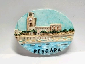 MAGNETE CALAMITA FRIGO SOUVENIR FRIDGE MAGNET PESCARA ABRUZZO - Imagen 1 de 1