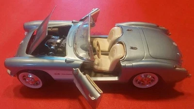 Yat Ming Road Signature 1957 Chevy Convertible C1 Corvette Light Blue & White... - Image 1 of 4