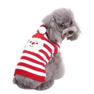 Haustier-Weihnachtspullover Winterkleidung Für Kleine Hunde Mantel - Bild 1 von 12