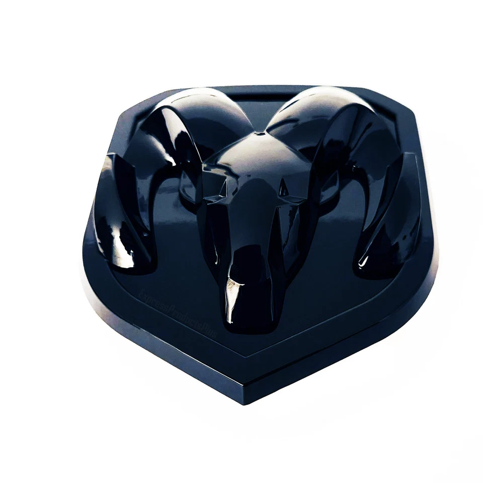 For 2013-18 Ram 1500 2500 2500 Front Grille Glossy Black Emblem Foto 1 de 1