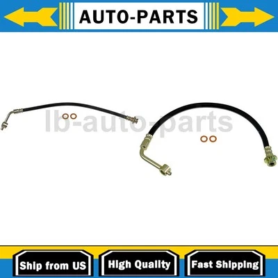 2X Manguera de línea de freno delantero primera parada para Nissan Frontier 1998 1999 2000 2001 Foto 1 de 4