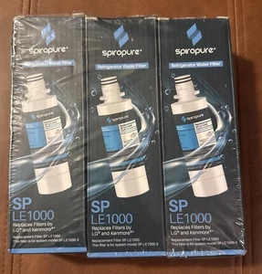 NEW! SEALED!  Spiropure SP-WP500 Refrigerator Water Filter (3pack) - Picture 1 of 6