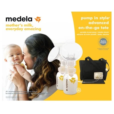 Extractor de leche eléctrico doble Medela 57063 con bolsa para llevar Foto 1 de 4