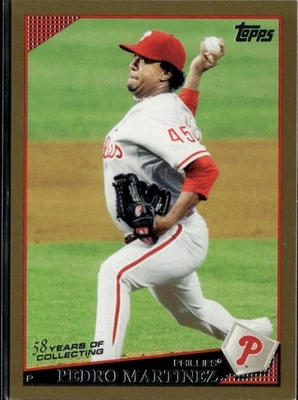 2009 Topps Updates & Highlights #UH93 Pedro Martinez Gold #/2009 - Image 1 of 2