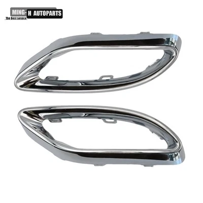 1 par de cubiertas de parachoques para Mercedes-Benz A220 E350 2,0 L E400 E450 E53 AMG 3,0 L Foto 1 de 4