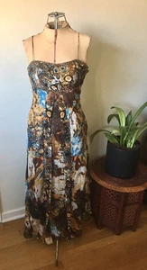 Y2K Dolce Jovani Seidenkleid mit Perlendetails - Bild 1 von 16