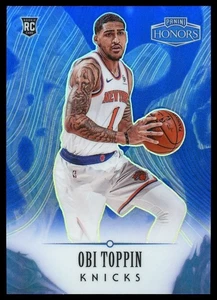 2020-21 Panini Chronicles Honors Obi Toppin #600 Blue Prizm /99 Rookie RC - Bild 1 von 2