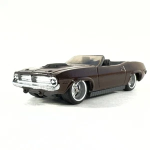Custom Hot Wheels Plymouth Barracuda Espresso braun Lack Radtausch Gummireifen - Bild 1 von 9