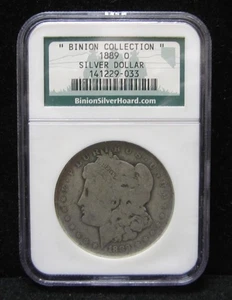 BINION COLLECTION - 1889-O MORGAN SILVER DOLLAR - NGC CERTIFIED - Picture 1 of 4