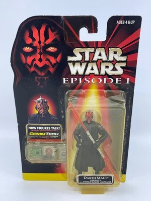 Figura parlante de duelo Jedi Star Wars Darth Maul con sable de luz de doble hoja Foto 1 de 4