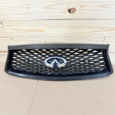 2018 - 2023 Infiniti Q50 Front Bumper Upper Gloss Black Grille 623106HH0C OEM - Image 1 of 4