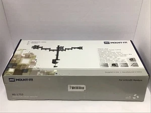 Mount It! Triple-Monitor Desk Mount for monitors up to 27" MI-1753 - Picture 1 of 2