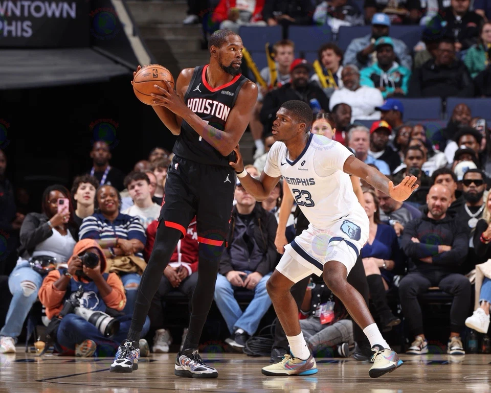 Foto 8x10 Kevin Durant Houston Rockets NBA Baloncesto Jugador Más Valioso Campeón Foto 1 de 1