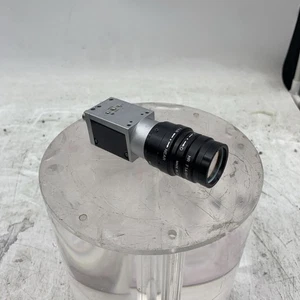 ONE Used Basler Aca640-100gm Industrial camera With Lens - Picture 1 of 8