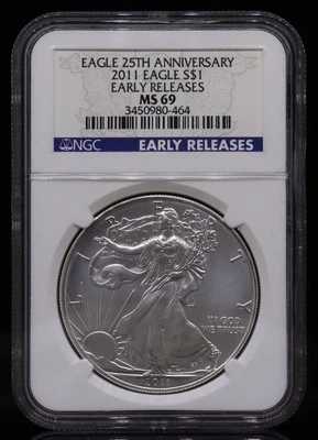 2011 American Eagle NGC MS69 - Image 1 of 4