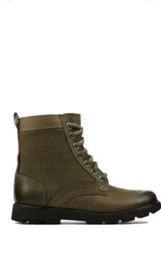 Clarks Heath Chard Boys Khaki Leather/Textile Boots Uk Size 11 G EUR 29 - Image 1 of 4