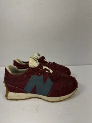 Zapatillas informales New Balance 327 granate y azul niños talla 8 Foto 1 de 4