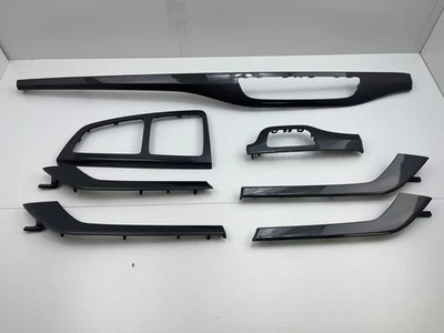 2017 AUDI Q7 SQ7 4M CARBON INTERIOR TRIM GENUINE RHD COMPLETE SET KIT 5129 - Image 1 of 4
