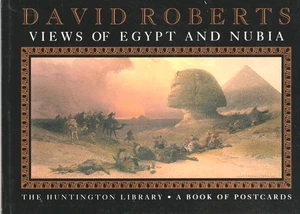 Views of Egypt and Nubia: Book of 30 Postcards by David Roberts: Huntington Lib. - Picture 1 of 2