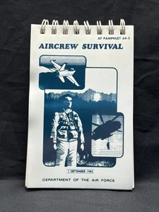 USAF Aircrew Survival Pamphlet 1985 AF Pamphlet 64-5 Spiral GUC - Bild 1 von 4