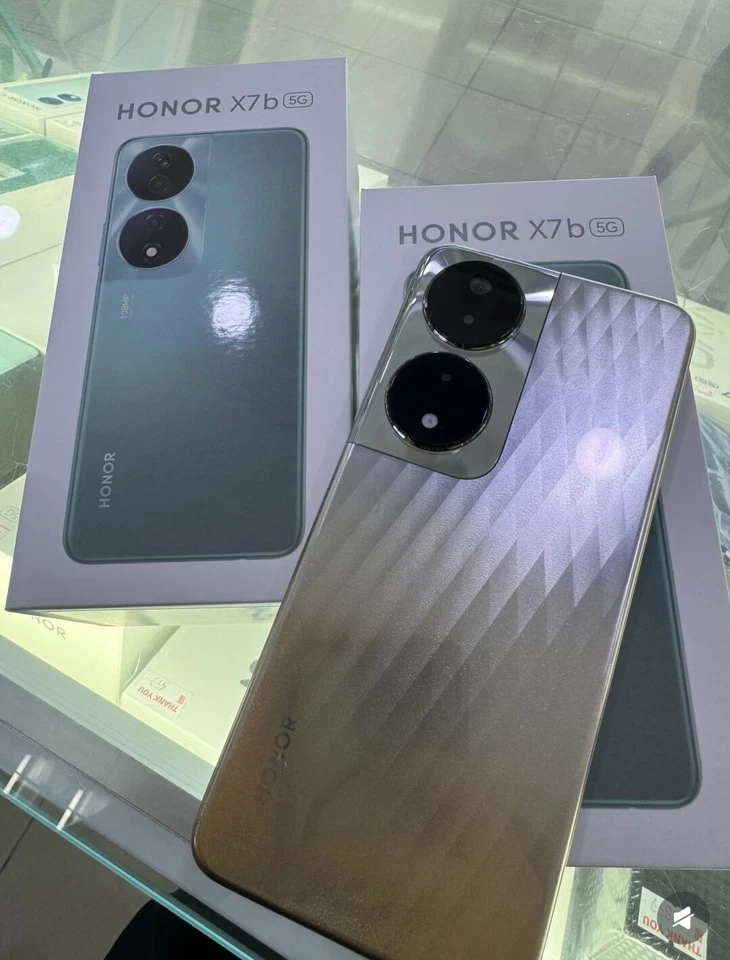 Global Huawei Honor X7B 5G 6.8"8+256GB Google Mediatek Dimensity 6020 Android 13 - Image 1 of 4