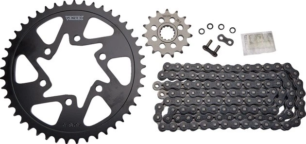 Vortex HFRS Chain & Sprocket Kit #CK6349 for Kawasaki Ninja ZX-6R 2007-2016 Foto 1 de 1