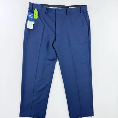 New HAGGAR Classic Fit Suit Separates Pant 44x30 Mens Navy Smart Wash Flex Waist - Image 1 of 4