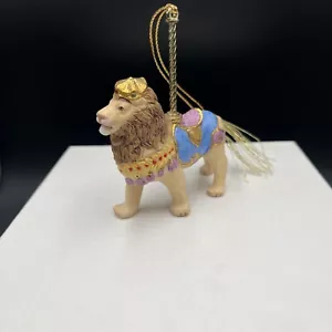 Lenox Vintage Carousel Lion Ornament 1989 Retired Porcelain. No Box. - Picture 1 of 9