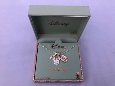 Disney LA Rocks  Fine Silve Plated Love is Bowtiful Necklace Gift No;3 MSRP $60 - Image 1 of 4